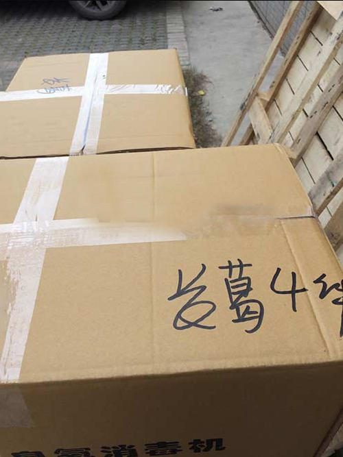 11月4日給河南長葛客戶的臭氧機發貨！